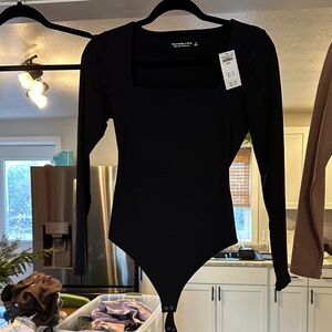 Black Long Sleeve Bodysuit